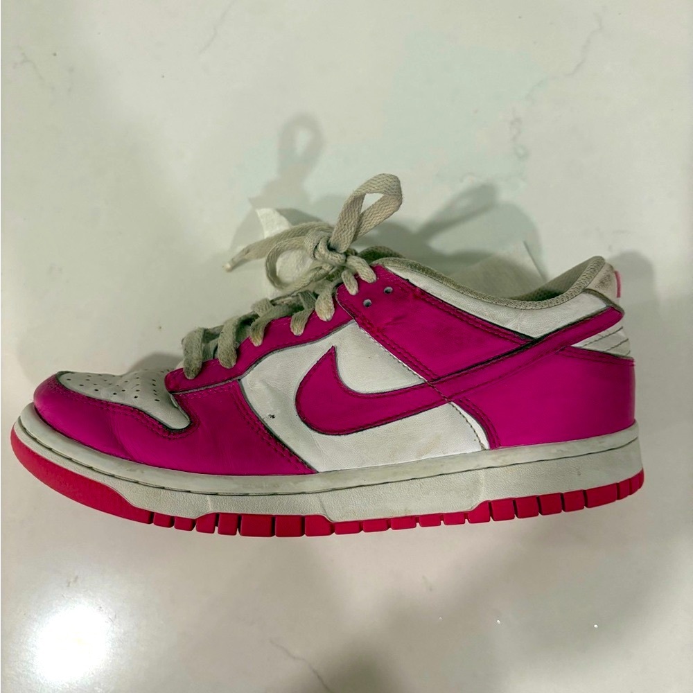 Nike Dunk Kids Sneakers Pink and White